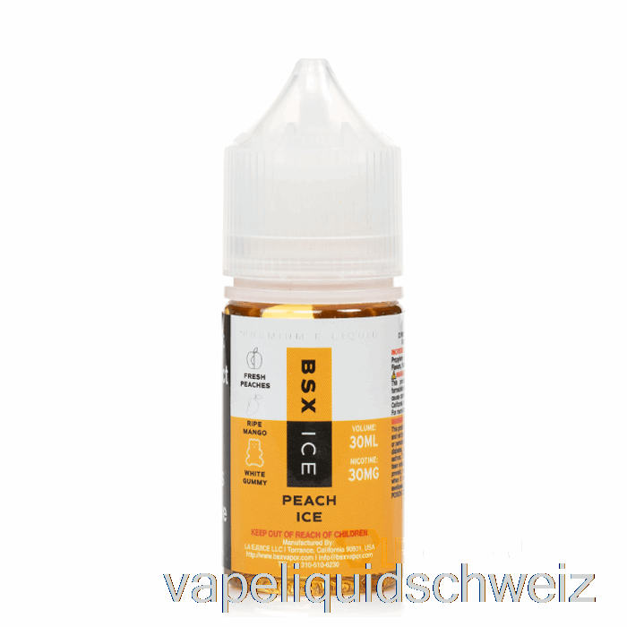 Pfirsicheis - BSX-Salzserie - 30 Ml 50 Mg Vape Ohne Nikotin